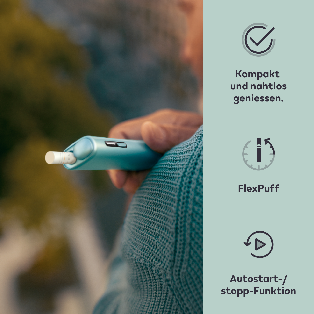 IQOS ILUMA i ONE Kit Breeze Blue — фото 5